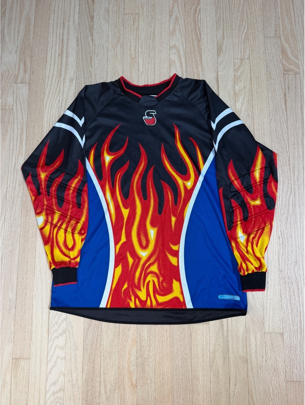 Vintage Sandico Motorcross Flame Shirt
